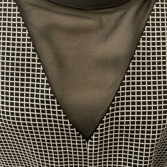 NWT - BCBGeneration Black & White Checkered Shift Dress SMALL - Picture 9 of 11